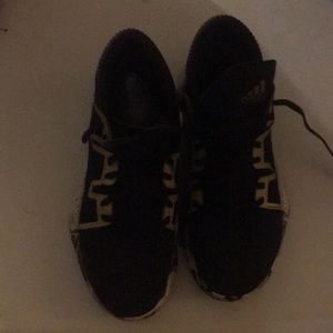 Donovan Mitchell adidas pro vision gold and black